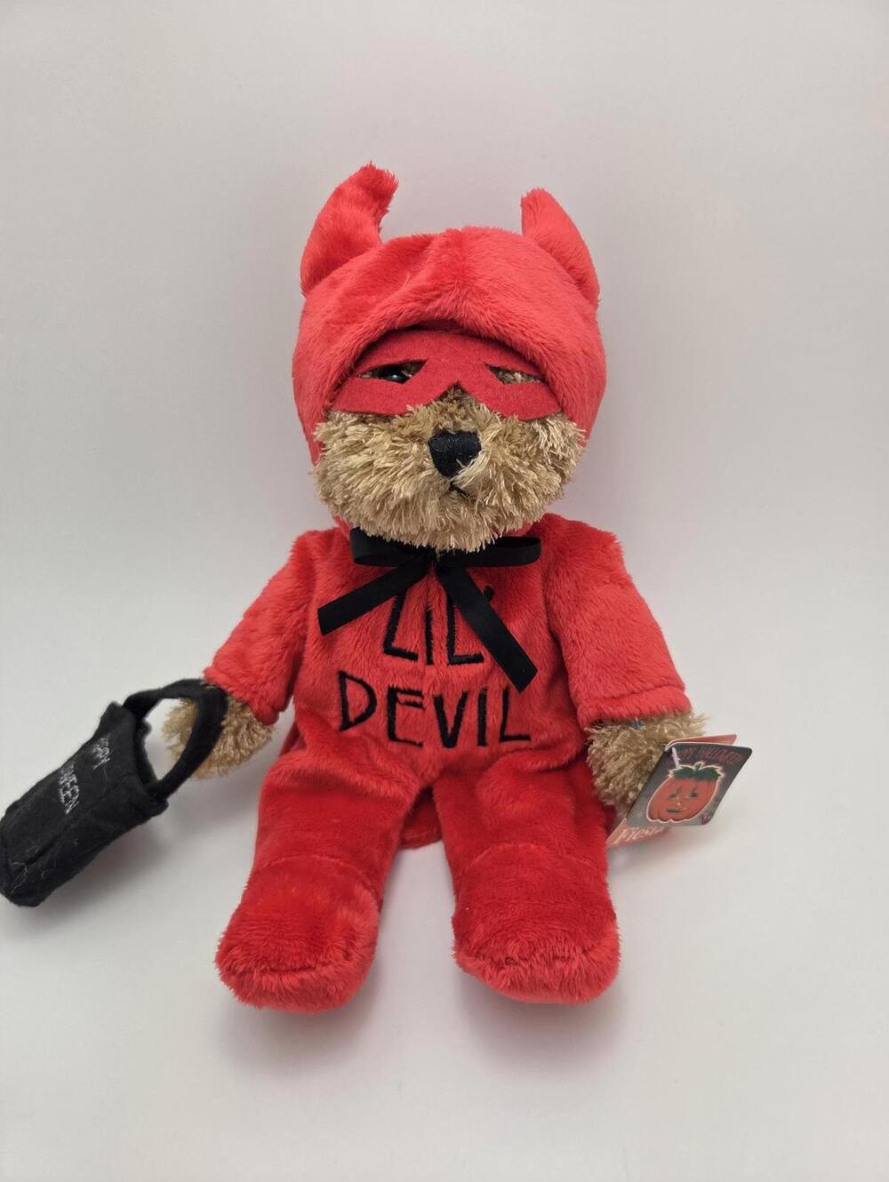 Fiesta Lil Devil Halloween Bear Devil Plush New with Tags (9 inch)